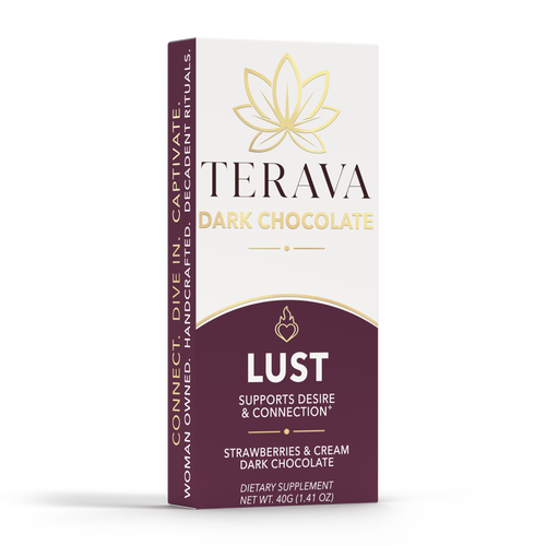 Lust Strawberries & Cream Dark Chocolate - PREORDER