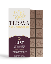 Lust Strawberries & Cream Dark Chocolate - PREORDER